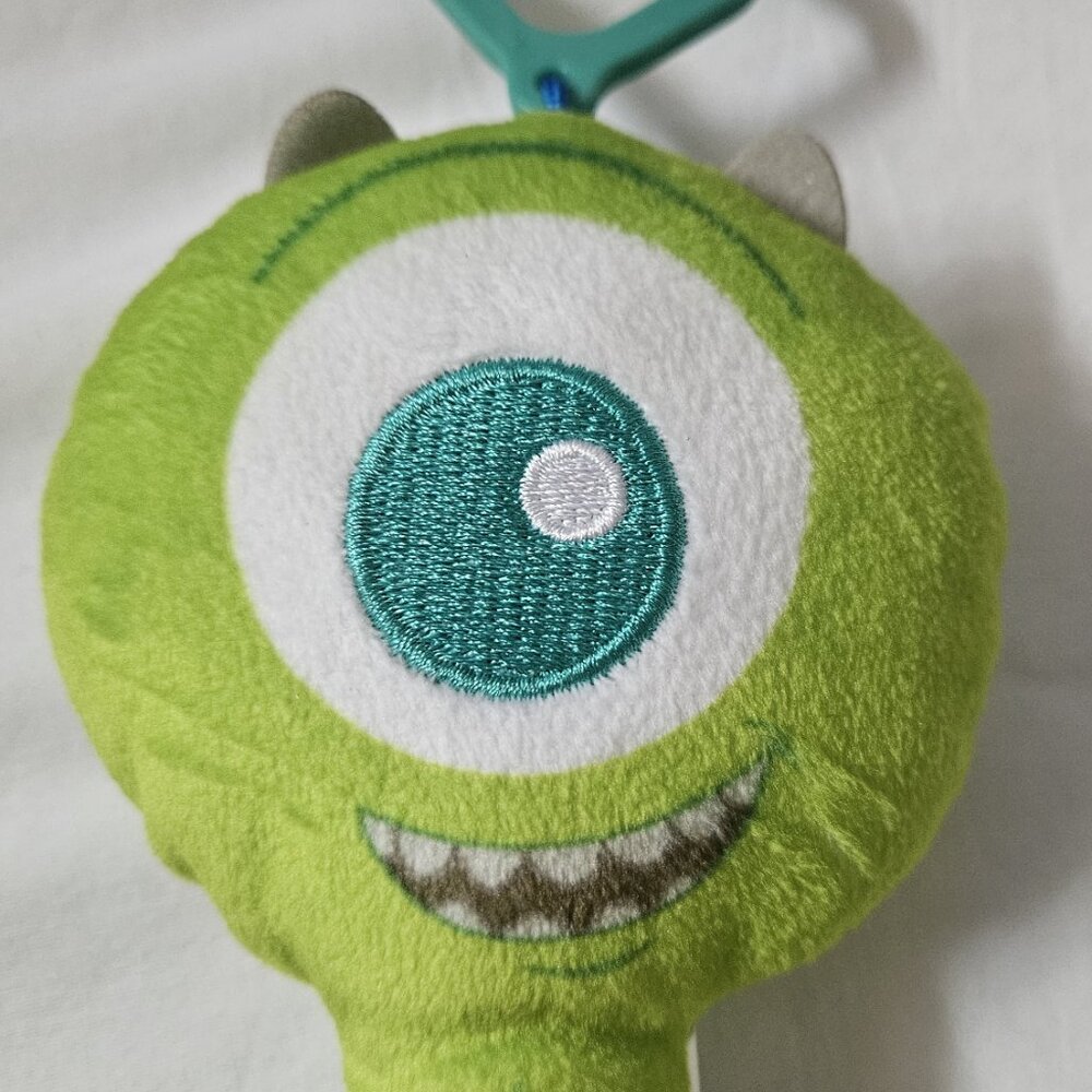 Disney Monsters Inc. MIKE WAZOWSKI KEYCHAIN CLIP 4" McDonalds Disney Pixar